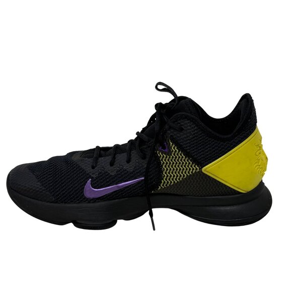 Nike LeBron Witness IV Mens Sz 15 Zoom Freak 1 Black Purple Yel Basketball Shoes main image 10